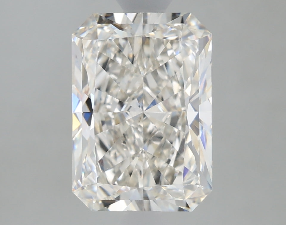 1.8 Carat Radiant Lab Diamond with  Cut Diamond in 14KT  view 1
