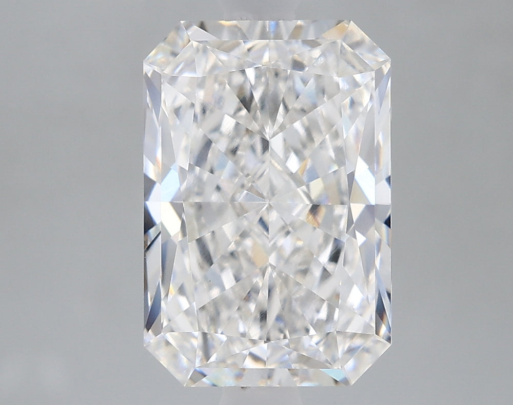 2.21 Carat Radiant Lab Diamond with  Cut Diamond in 14KT  view 1
