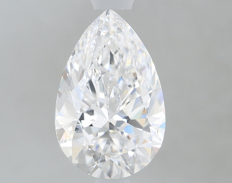 1.48 Carat Pear Lab Diamond with  Cut Diamond in 14KT  view 1
