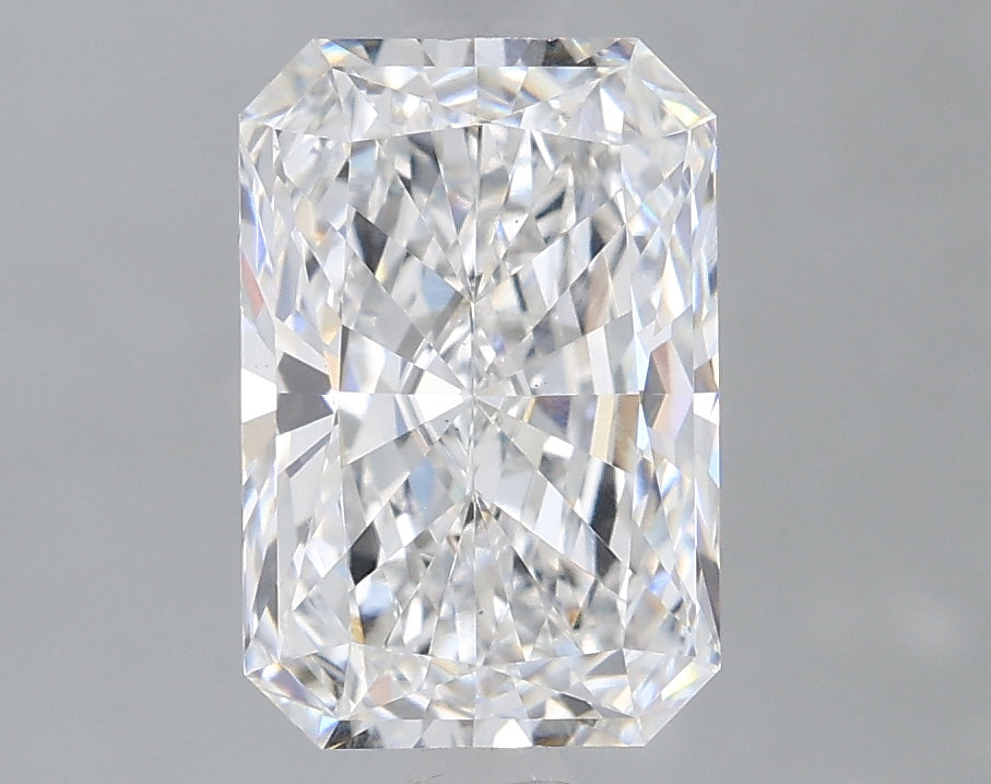 1.5 Carat Radiant Lab Diamond with  Cut Diamond in 14KT  view 1
