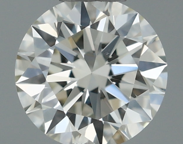 0.3 Carat Round Natural Diamond with  Cut Diamond in 14KT  view 1
