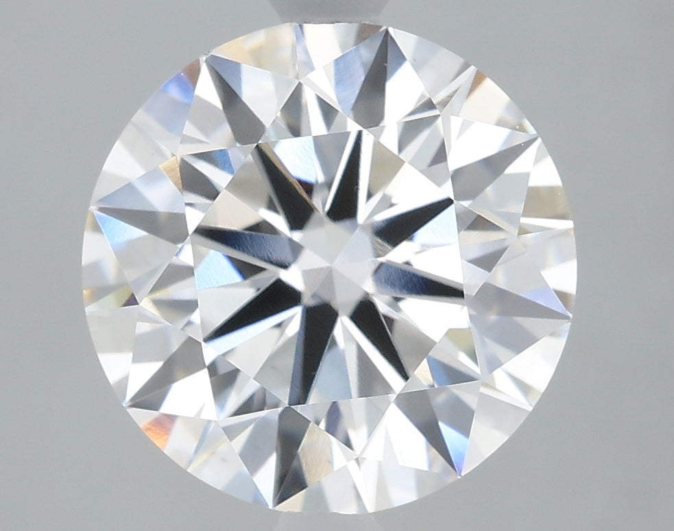 2.83 Carat Round Lab Diamond with  Cut Diamond in 14KT  view 1
