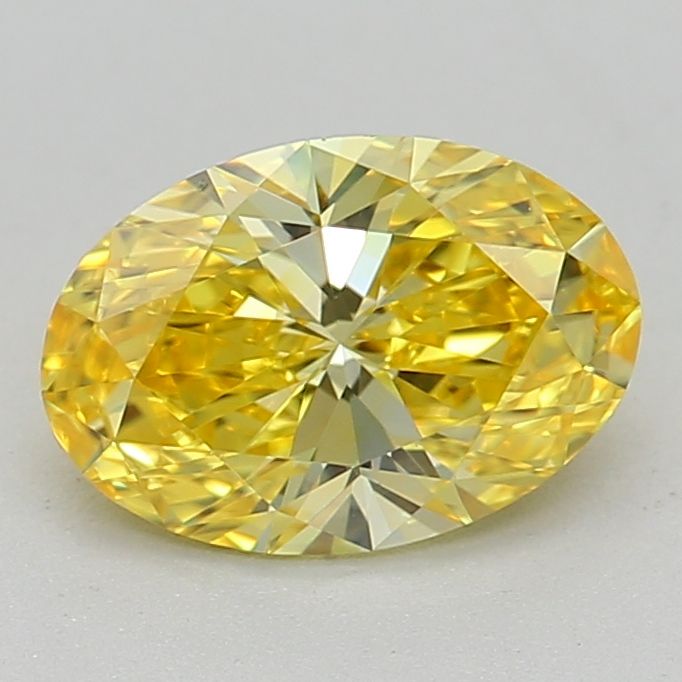 0.75 Carat Oval Lab Diamond with  Cut Diamond in 14KT  view 1
