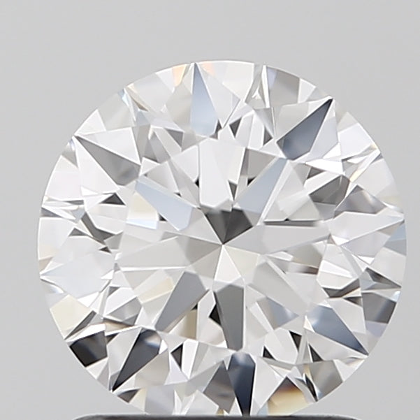 1.29 Carat Round Lab Diamond with  Cut Diamond in 14KT  view 1
