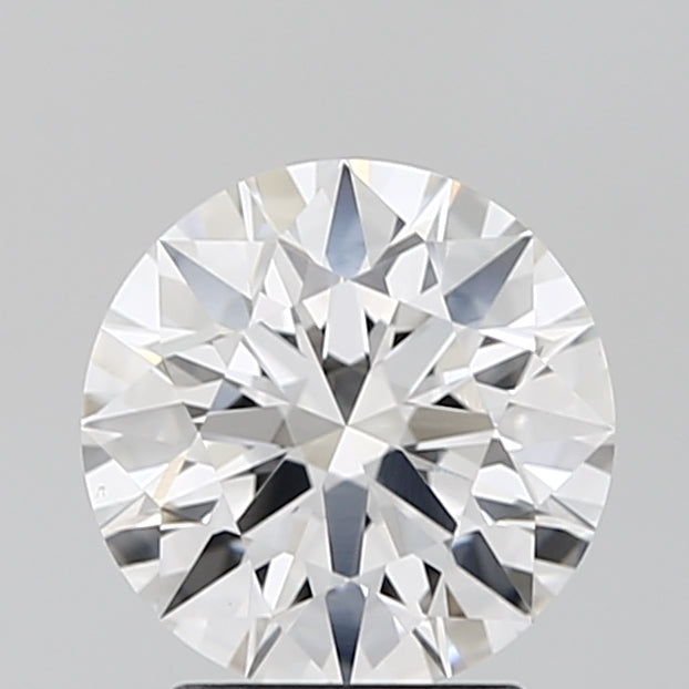 2.32 Carat Round Lab Diamond with  Cut Diamond in 14KT  view 1
