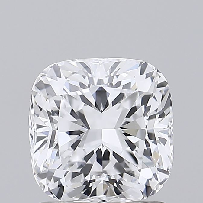 1.54 Carat Cushion Lab Diamond with  Cut Diamond in 14KT  view 1
