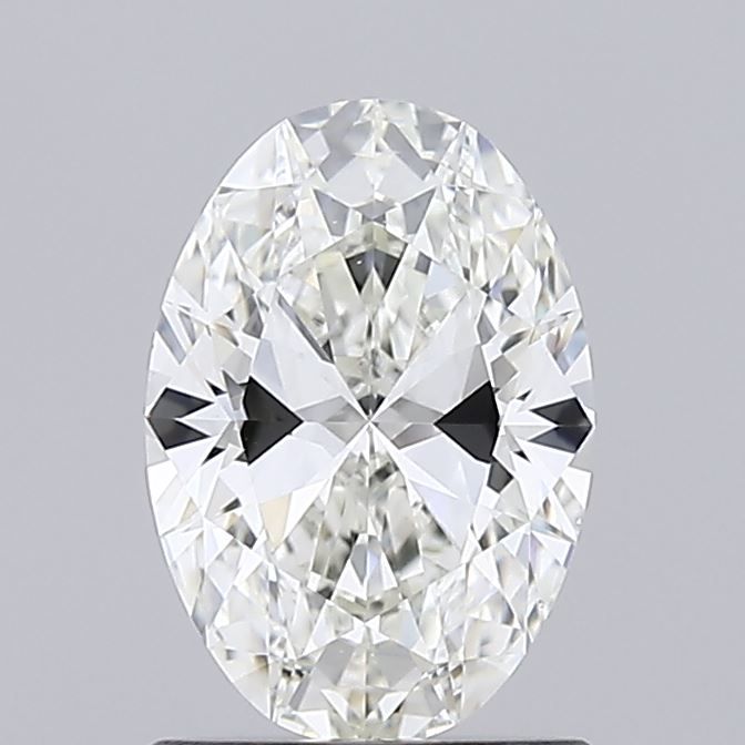 1.01 Carat Oval Natural Diamond with  Cut Diamond in 14KT  view 1
