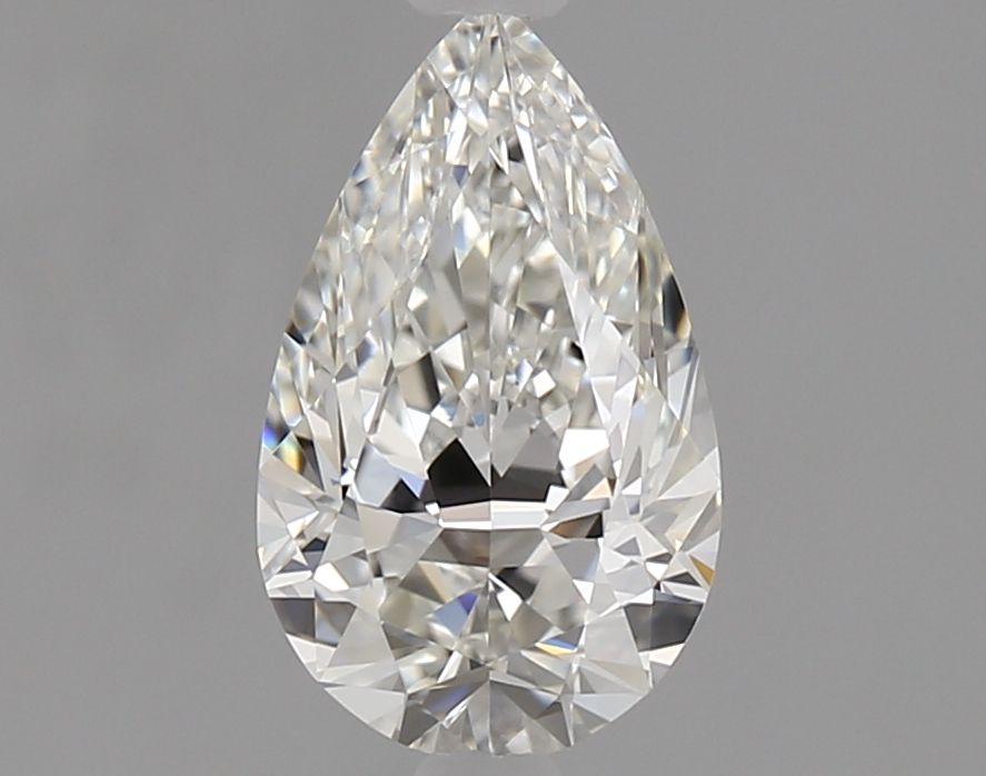 1.07 Carat Pear Natural Diamond with  Cut Diamond in 14KT  view 1
