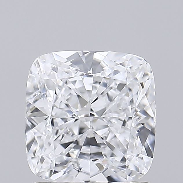 1.5 Carat Cushion Lab Diamond with  Cut Diamond in 14KT  view 1
