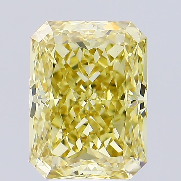 5.04 Carat Radiant Lab Diamond with  Cut Diamond in 14KT  view 1
