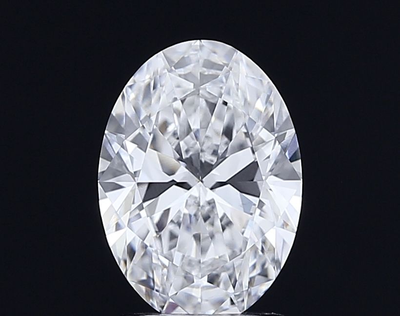 2.5 Carat Oval Lab Diamond with  Cut Diamond in 14KT  view 1
