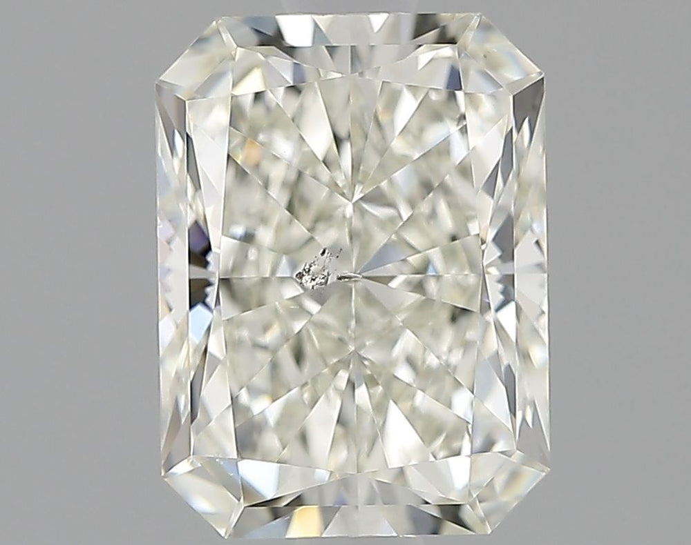1.7 Carat Radiant Natural Diamond with  Cut Diamond in 14KT  view 1
