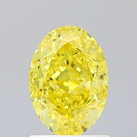 1.5 Carat Oval Lab Diamond with  Cut Diamond in 14KT  view 1
