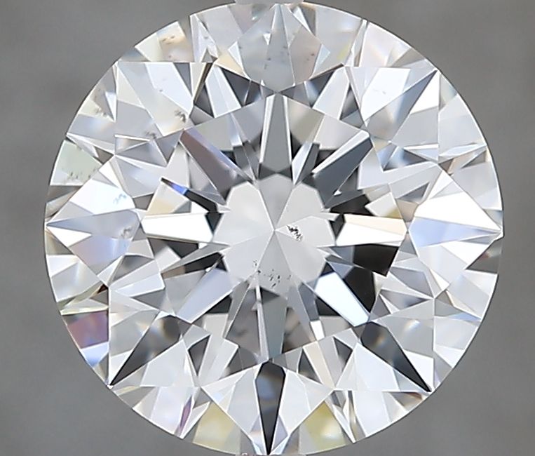 3.01 Carat Round Natural Diamond with  Cut Diamond in 14KT  view 1
