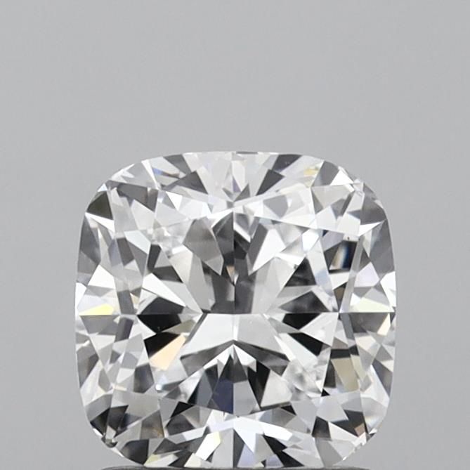 1.43 Carat Cushion Lab Diamond with  Cut Diamond in 14KT  view 1

