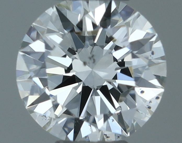 0.3 Carat Round Natural Diamond with  Cut Diamond in 14KT  view 1
