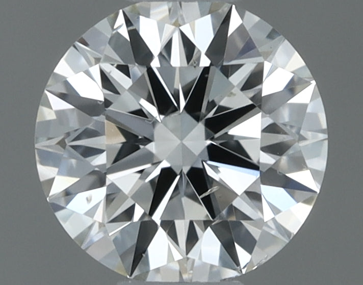 0.3 Carat Round Natural Diamond with  Cut Diamond in 14KT  view 1
