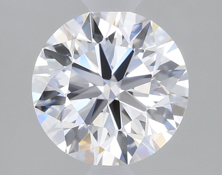 1.29 Carat Round Lab Diamond with  Cut Diamond in 14KT  view 1
