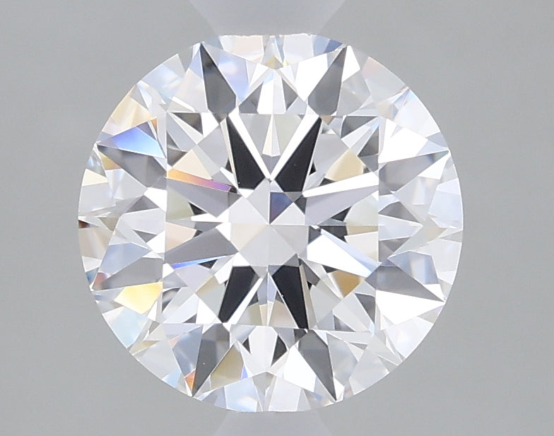1.35 Carat Round Lab Diamond with  Cut Diamond in 14KT  view 1
