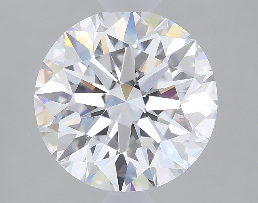1.71 Carat Round Lab Diamond with  Cut Diamond in 14KT  view 1
