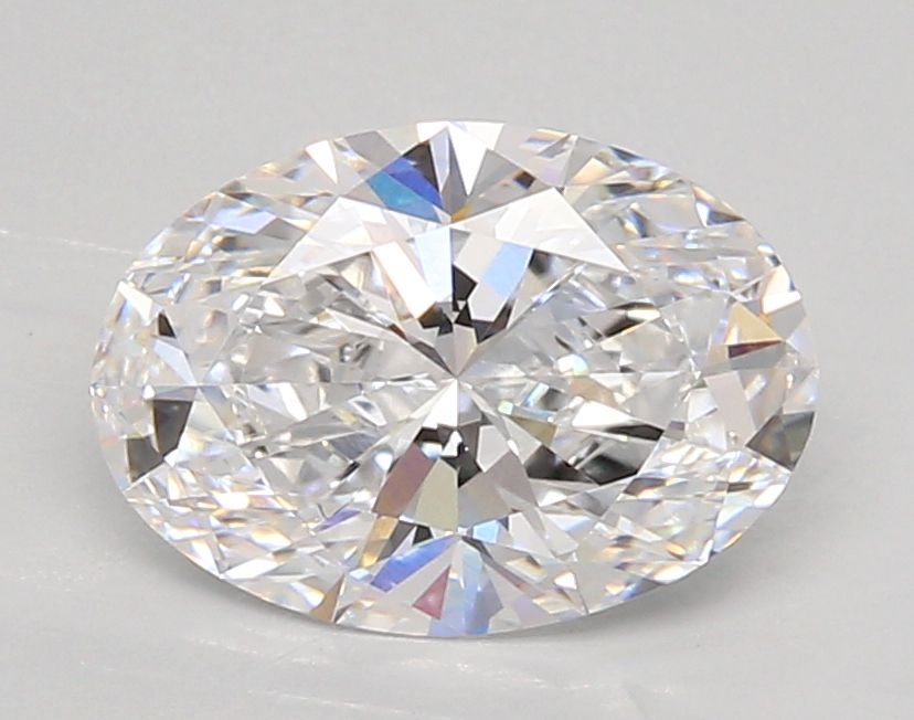 2.04 Carat Oval Lab Diamond with  Cut Diamond in 14KT  view 1
