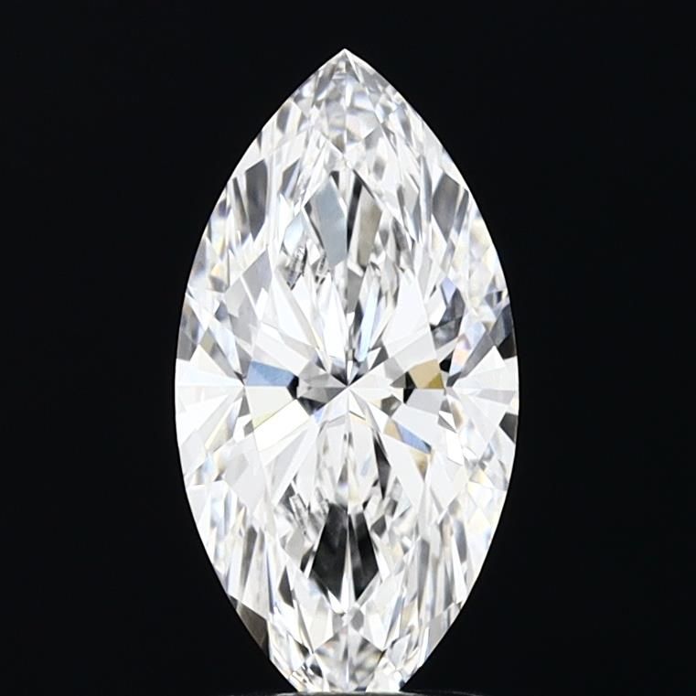 1.7 Carat Marquise Lab Diamond with  Cut Diamond in 14KT  view 1
