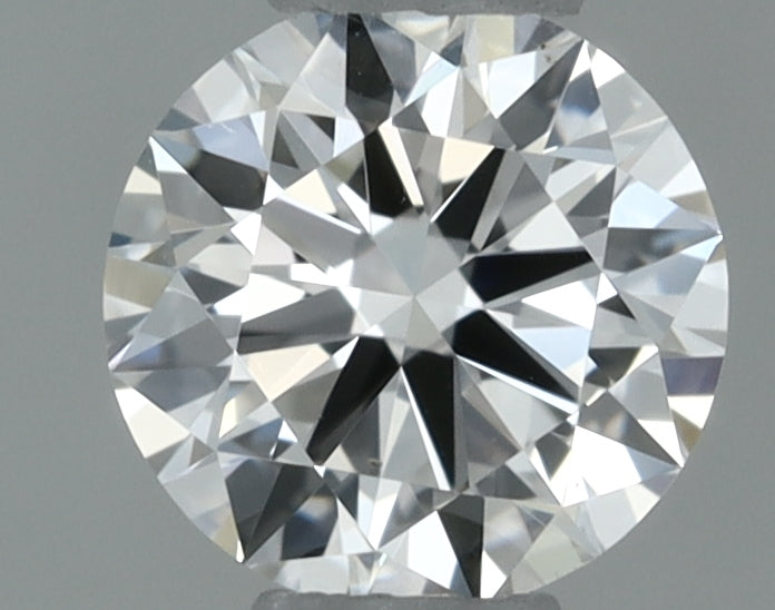 0.3 Carat Round Natural Diamond with  Cut Diamond in 14KT  view 1
