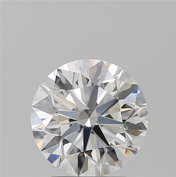 2.8 Carat Round Natural Diamond with  Cut Diamond in 14KT  view 1
