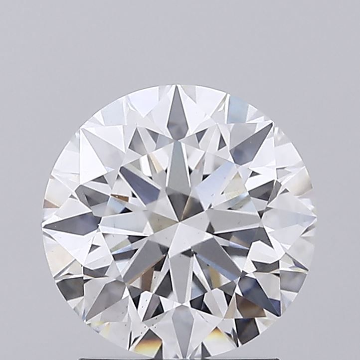 2.12 Carat Round Lab Diamond with  Cut Diamond in 14KT  view 1
