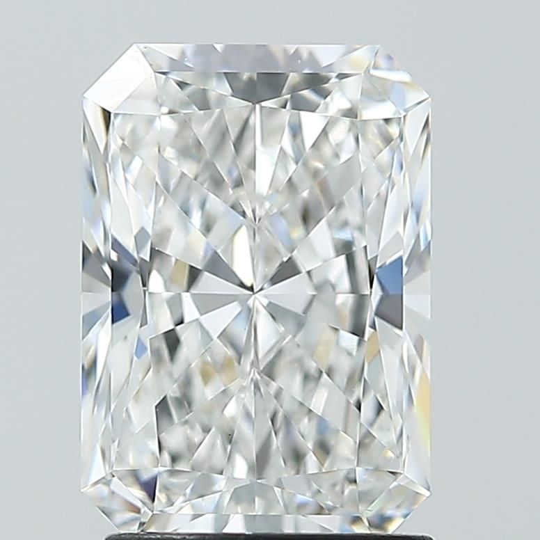 2.0 Carat Radiant Lab Diamond with  Cut Diamond in 14KT  view 1
