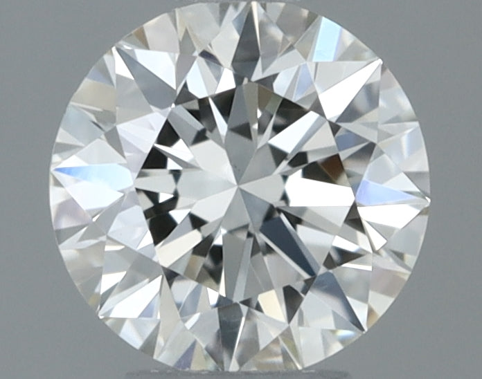 0.3 Carat Round Natural Diamond with  Cut Diamond in 14KT  view 1
