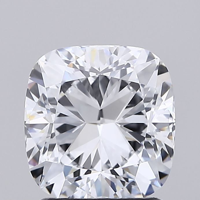 2.01 Carat Cushion Lab Diamond with  Cut Diamond in 14KT  view 1
