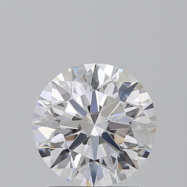 1.7 Carat Round Natural Diamond with  Cut Diamond in 14KT  view 1
