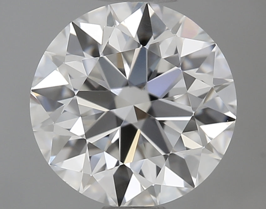 0.86 Carat Round Natural Diamond with  Cut Diamond in 14KT  view 1
