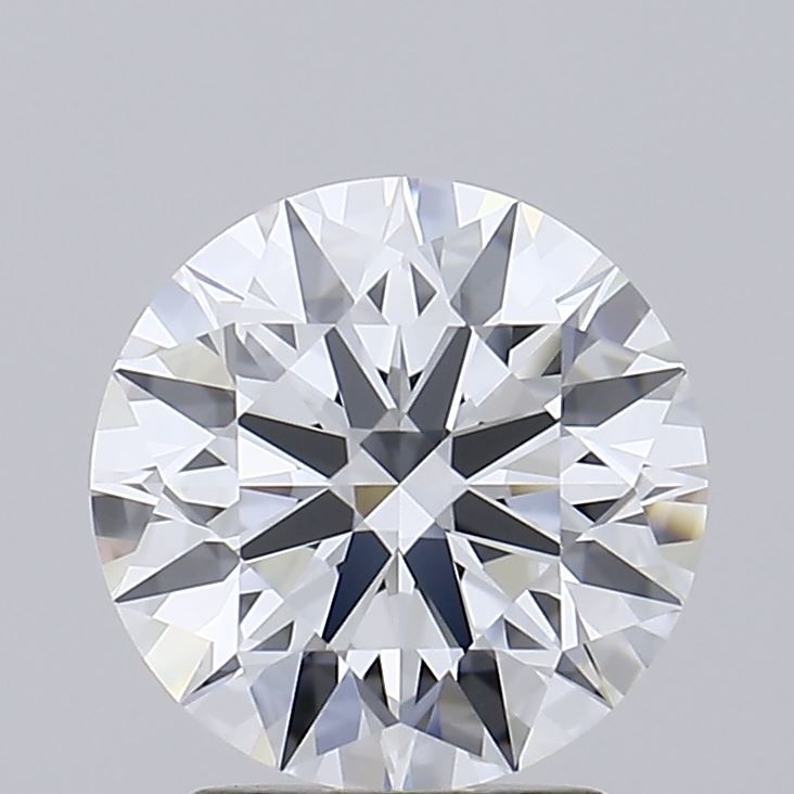 2.27 Carat Round Lab Diamond with  Cut Diamond in 14KT  view 1
