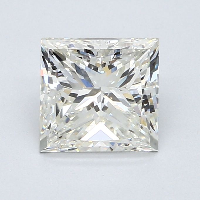2.0 Carat Princess Natural Diamond with  Cut Diamond in 14KT  view 1
