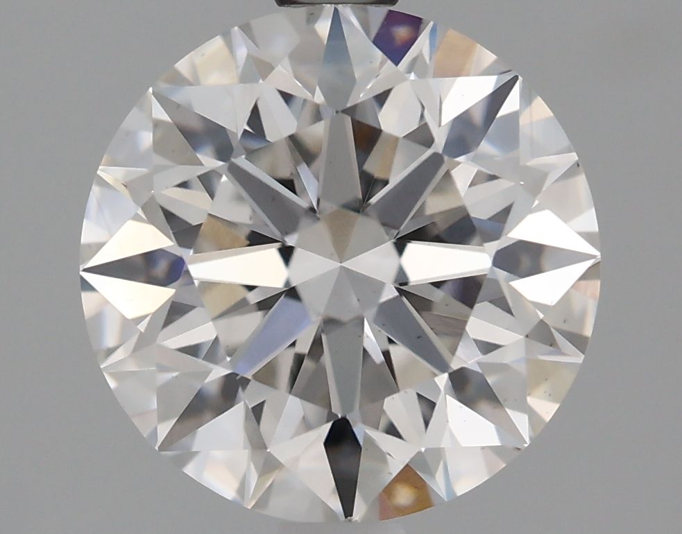 2.0 Carat Round Lab Diamond & 1.98 Carat Round Lab Diamond with  Cut Diamond in 14KT  view 1
