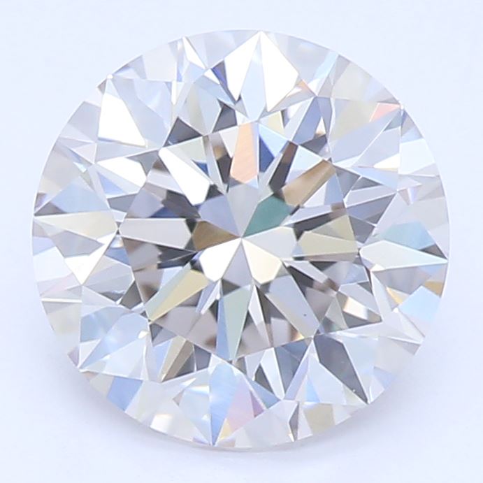 1.28 Carat Round Lab Diamond with  Cut Diamond in 14KT  view 1
