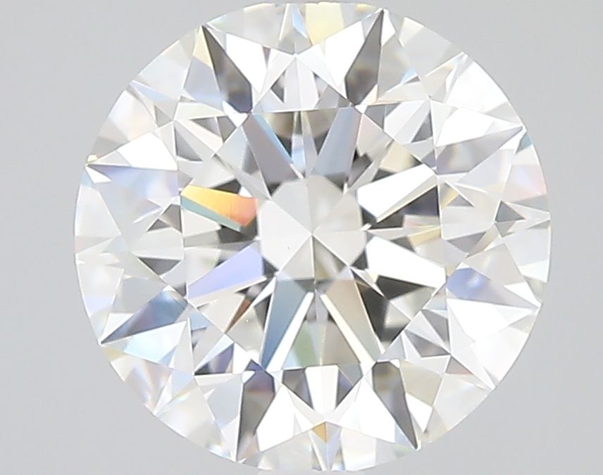 3.01 Carat Round Natural Diamond with  Cut Diamond in 14KT  view 1
