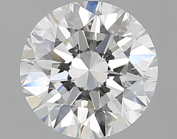 1.41 Carat Round Natural Diamond with  Cut Diamond in 14KT  view 1
