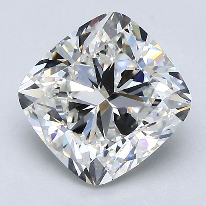 2.01 Carat Cushion Natural Diamond with  Cut Diamond in 14KT  view 1
