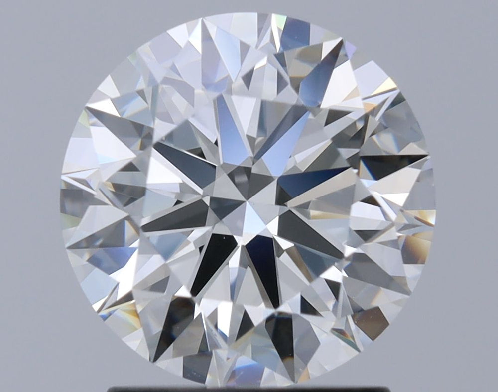 1.85 Carat Round Natural Diamond with  Cut Diamond in 14KT  view 1
