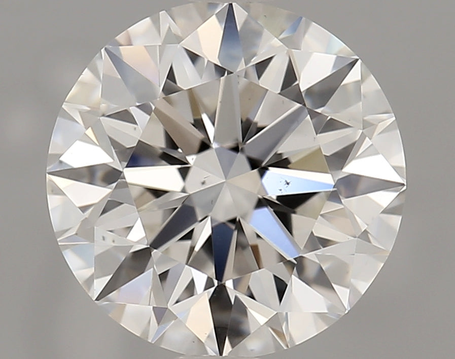 1.75 Carat Round Natural Diamond with  Cut Diamond in 14KT  view 1
