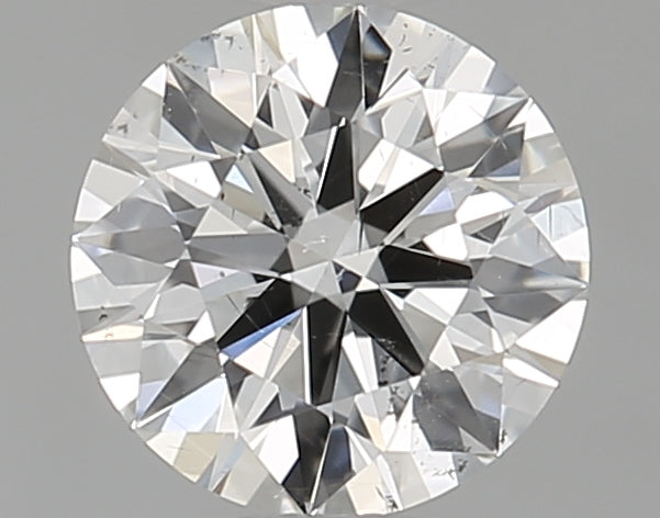 0.47 Carat Round Natural Diamond with  Cut Diamond in 14KT  view 1
