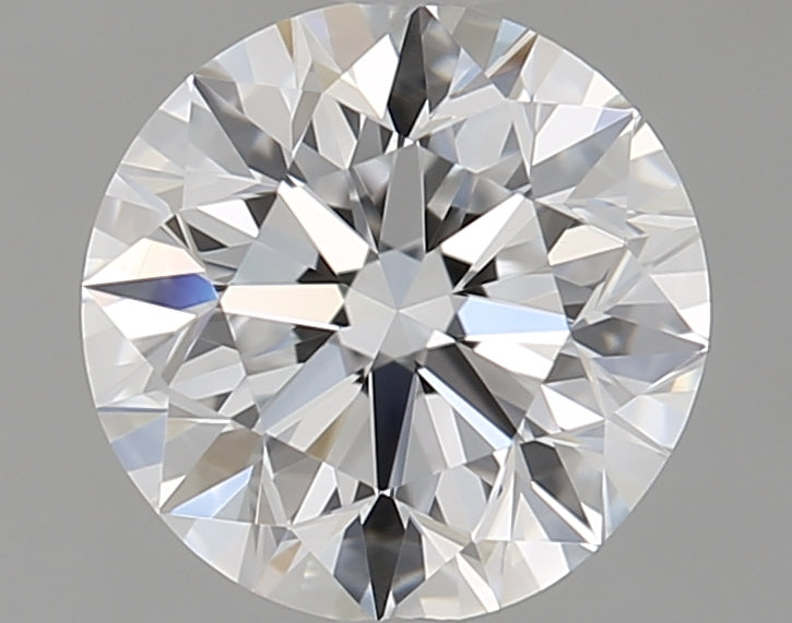 0.9 Carat Round Natural Diamond with  Cut Diamond in 14KT  view 1
