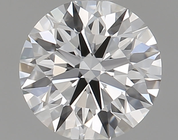 0.34 Carat Round Natural Diamond with  Cut Diamond in 14KT  view 1
