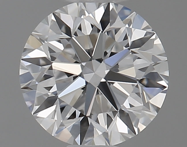 0.5 Carat Round Natural Diamond with  Cut Diamond in 14KT  view 1
