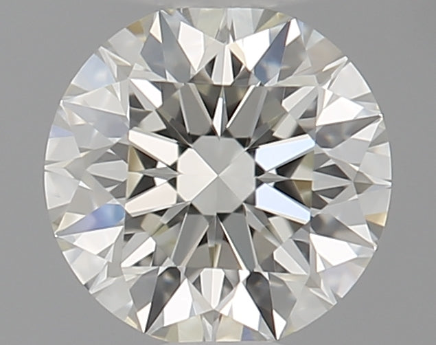 0.38 Carat Round Natural Diamond with  Cut Diamond in 14KT  view 1
