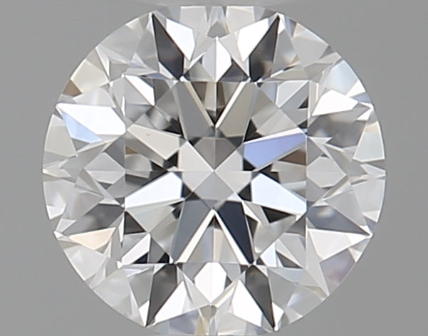 0.35 Carat Round Natural Diamond with  Cut Diamond in 14KT  view 1
