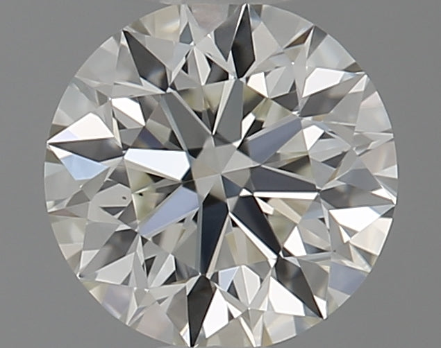 0.45 Carat Round Natural Diamond with  Cut Diamond in 14KT  view 1
